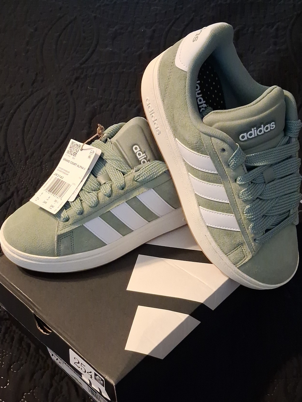Adidas Grand Court Alpha OOs Mint Sz 7.5 Womens New With Tags In Box